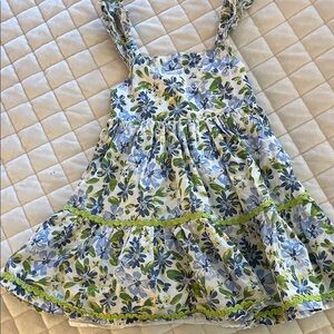 Sigrid Olsen Kids Floral Dress - Blue and Green